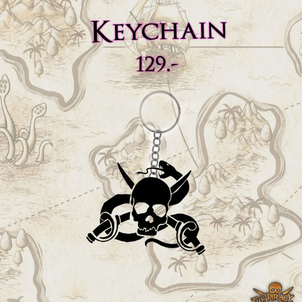 The Piracy Vipe keychain